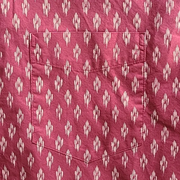 American Eagle Seriously Soft Classic Fit Lg Slv Button Down Shirt Sz LT. Rust - Picture 4 of 12